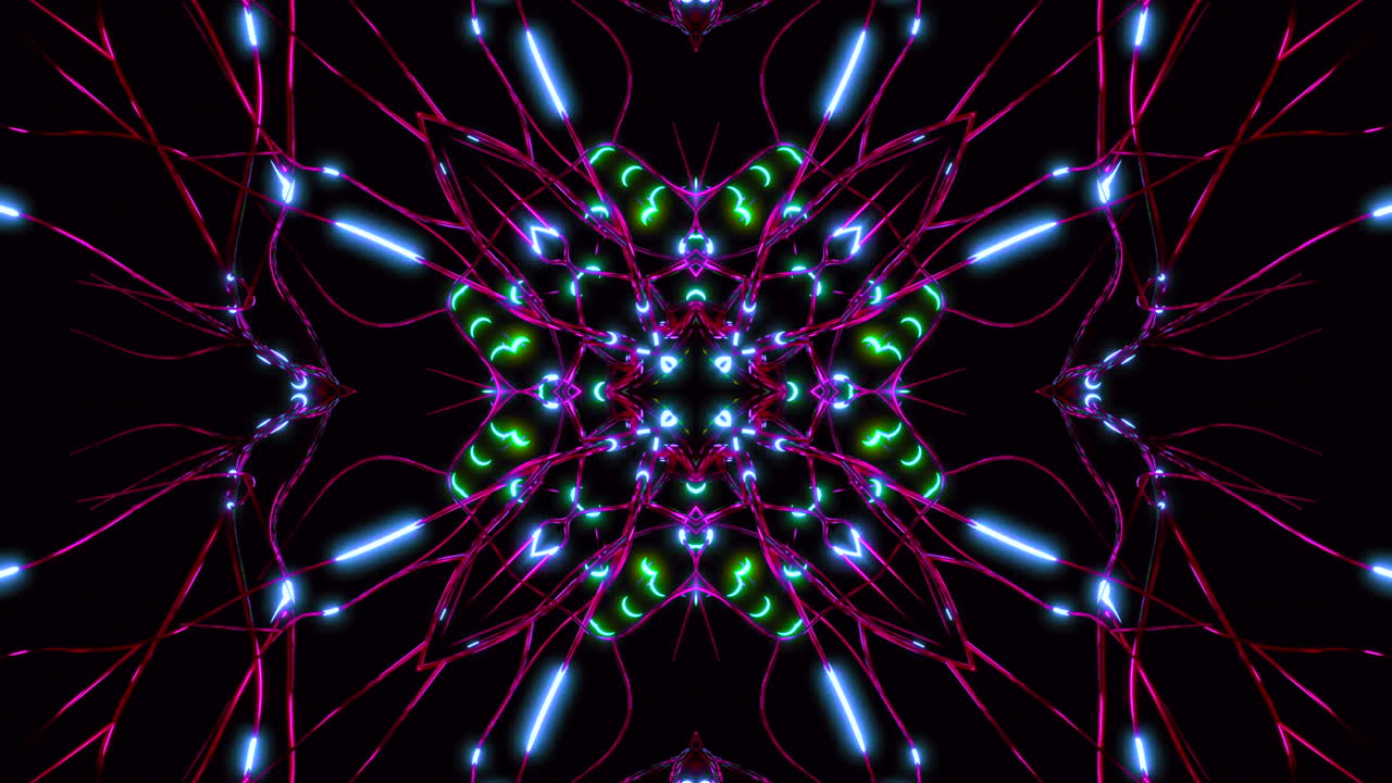 patrón de neón abstracto