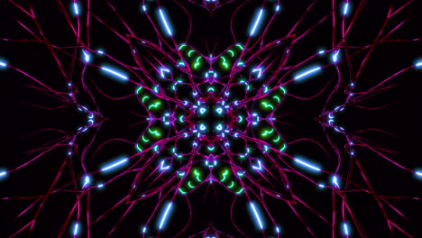 patrón de neón abstracto