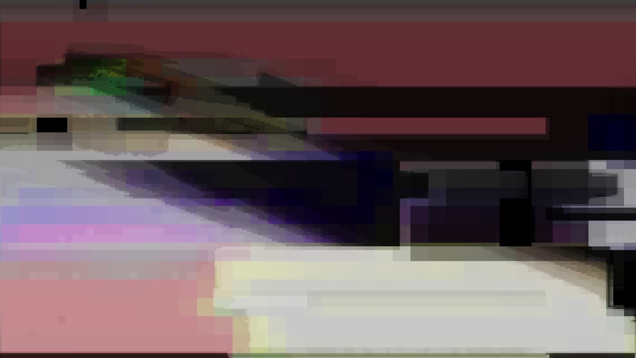 el fallo del televisor roto, el efecto de un circuito de monitor roto.