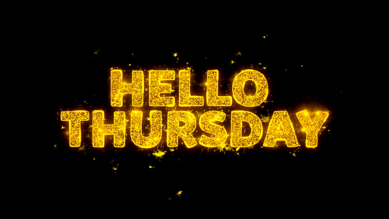 '안하세요 목요일 문자'는 검은 바탕에 입자를 불꽃으로 만니다.