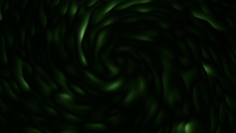 mysterious swirling pattern with glowing green center