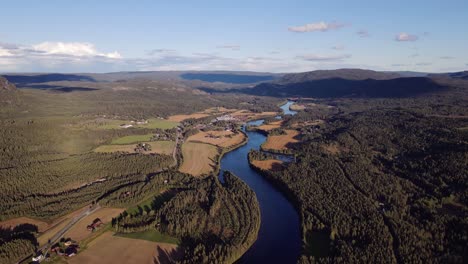 beautiful landscape of southern norway