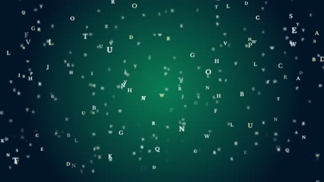 abstract 4k loop creative digital mathematical formulas loop green screen loop animation background