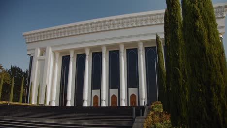 tashkent palace of international forums "uzbekistan" in amir temur square in the city center