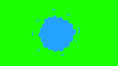 hand drawn frame by frame animation of cartoon explosion. retro style comic burs