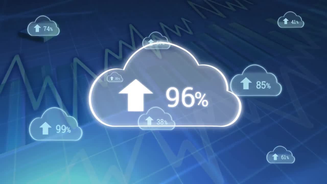subir nubes de progreso y gráficos