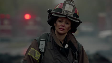 female firefighter