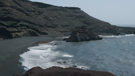a rocky bay surf in canarias