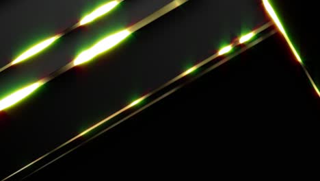 fondo geométrico abstracto con luz dorada y verde