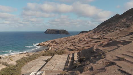 abandoned factory on the beach of dos frades on porto santo