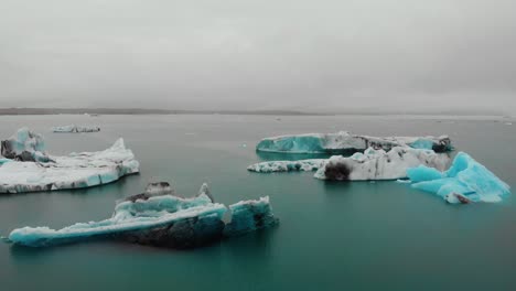 Areal-shot-of-Jakulsarlon-glacier-lake-in-Iceland