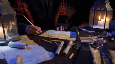 en escritura árabe en la antigüedad.