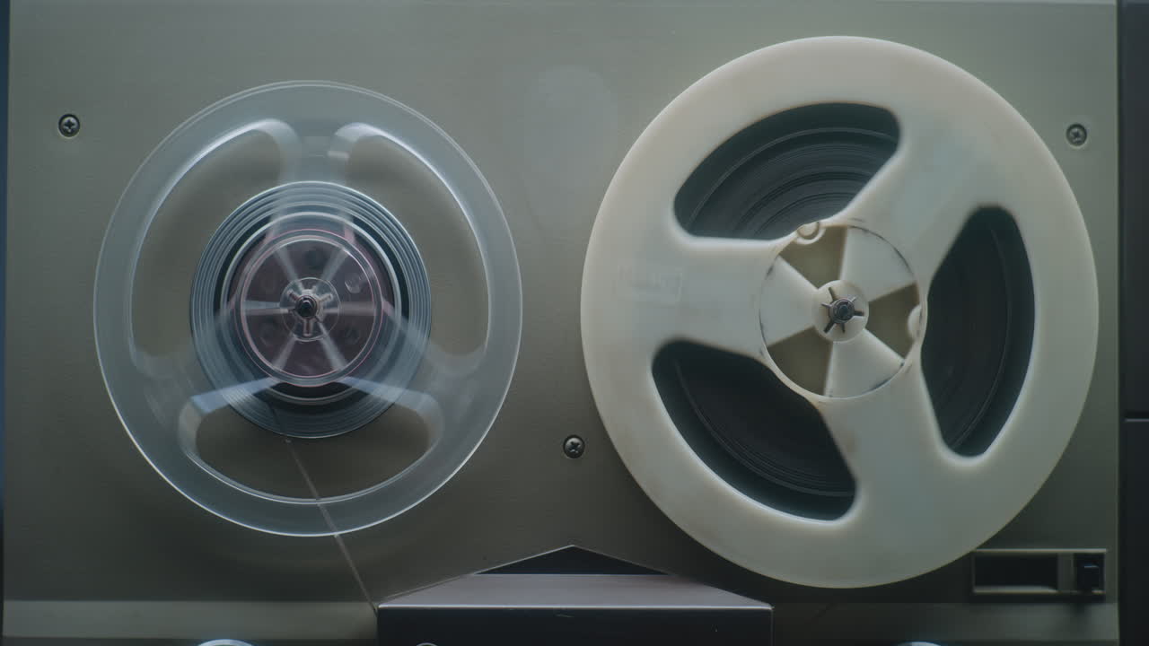 빈티지 릴-투-릴 테이프 레코더