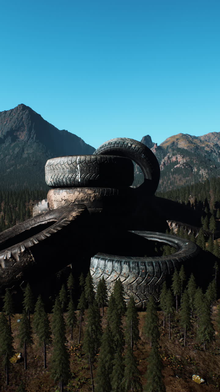 숲 속 의 타이어 어리