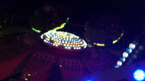 Night-shots-of-amusement-ride-at-the-Cleveland-County-Fair-near-Shelby,-NC-in-the-Fall-of-2018