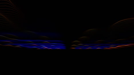 efectos de sonido. líneas de voz o nivel de ruido. colorida animación futurista. fiesta de dj. bucle de impulso capaz. moderno colorido fondo geométrico con líneas digitales en movimiento.