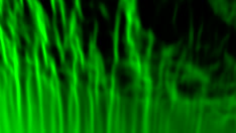cortina abstracta verde