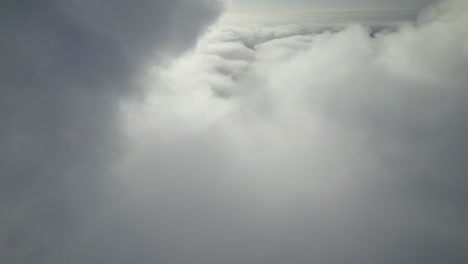 cloudscape from above