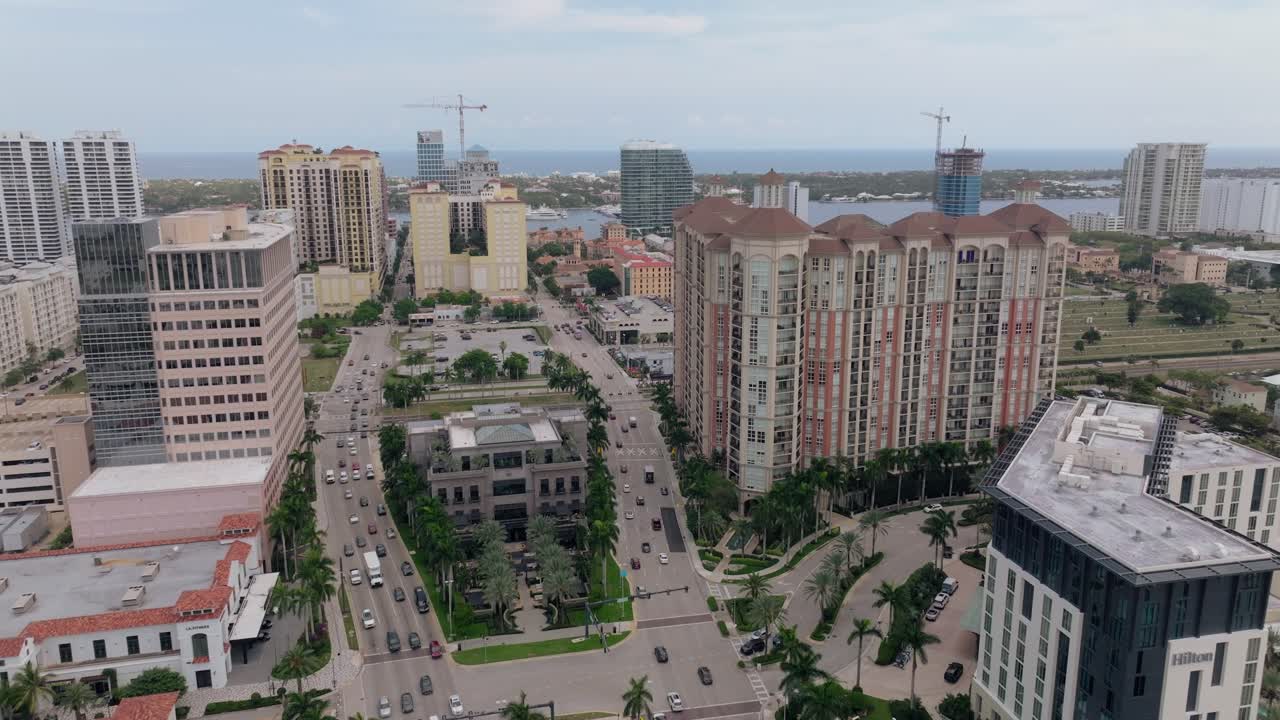 Aerial view of West Palm Beach, Florida