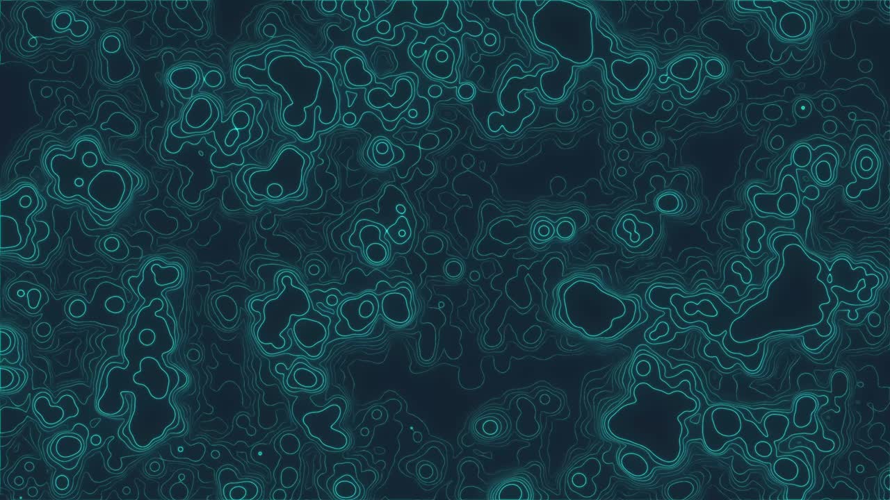 las líneas azules forman un fluido