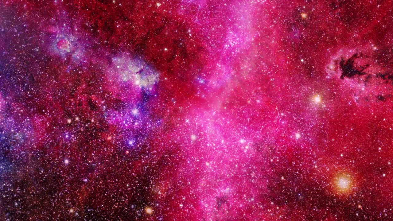 우주여행: 빛나는 분홍색, 보라색, 은색, 은하수 구름, 깊은 공간에서, 4k 3d 원활한 루프, 공상과학 우주 비행, 빛나는 에너지, 가스, 먼지 구름, 은하계, 천문학 탐사