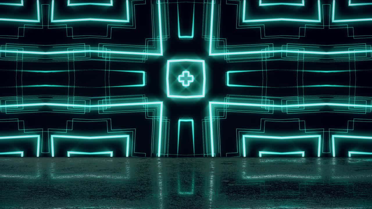 ultraviolet neon laser stage video animation seamless loop
