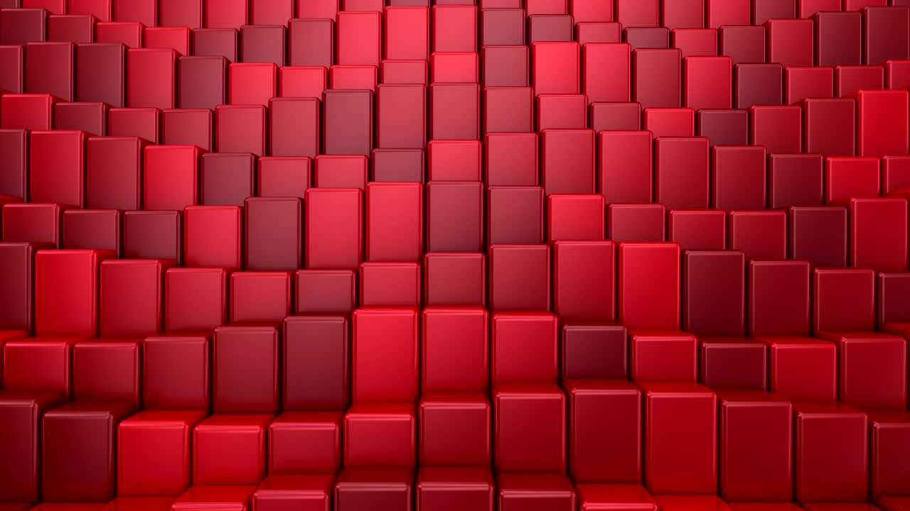 las cajas forman una onda