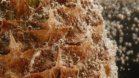 pineapple with bubbles