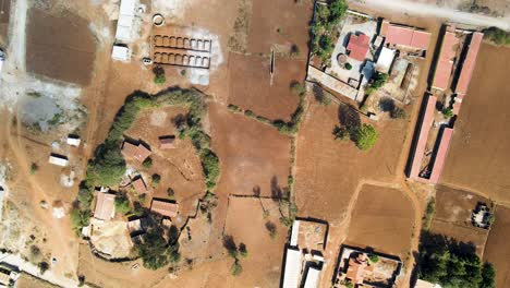 drone view of the rural kenya