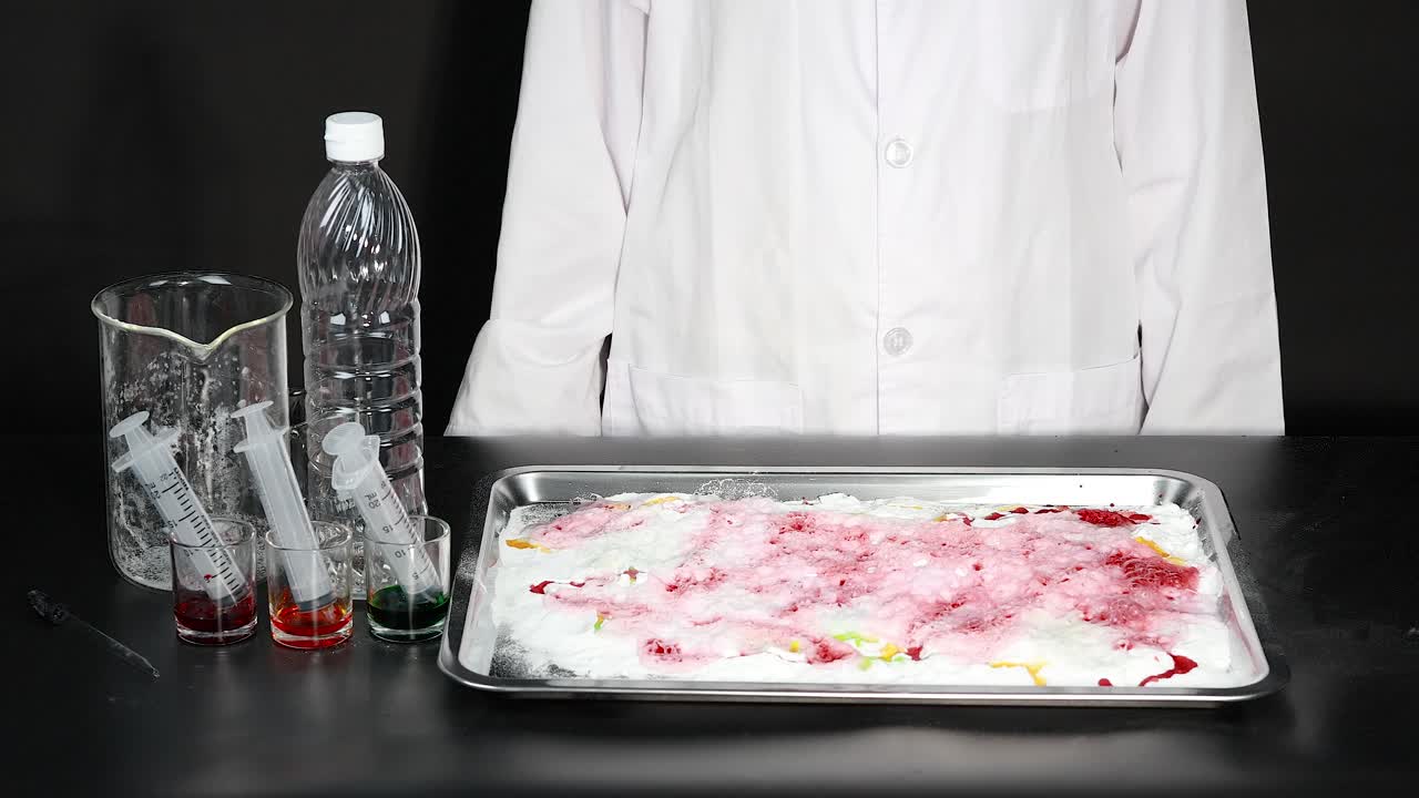 베이킹 소다와 식초에 대한 과학 실험