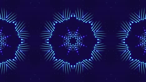 abstract kaleidoscopio fondo animado. gráficos de movimiento animación fractal. flor de ecualizador de audio. animación en bucle simétrico de colores brillantes. papel de pared en vivo 4k, telón de fondo