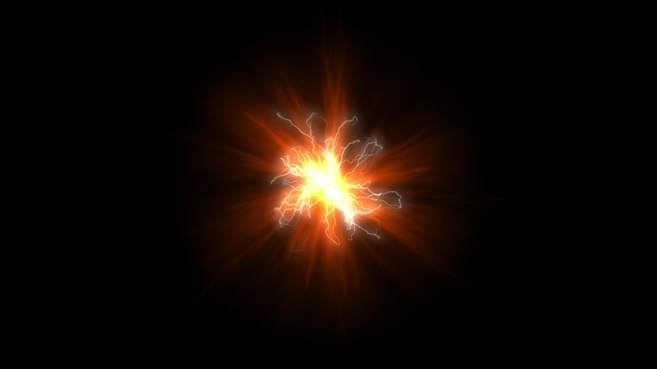 Abstract energy ball force field.