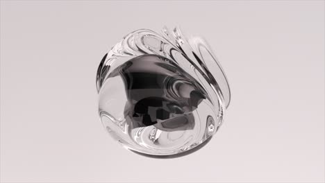 abstract glass orb