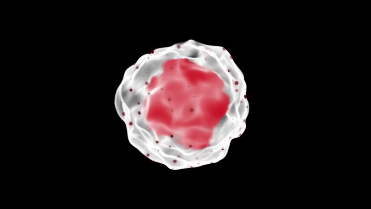 visualización digital del coronavirus (covid-19). tecnología de hologramas médicos en pantalla digital. simulador gráfico de movimiento digital del virus.