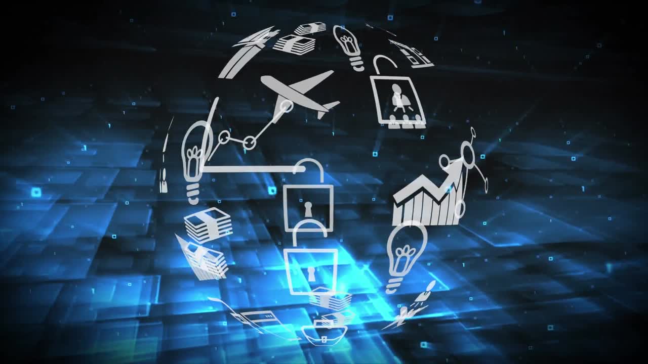 iconos de aplicaciones digitales