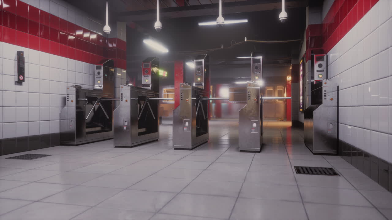 estación de tren vacía durante la pandemia de covid-19