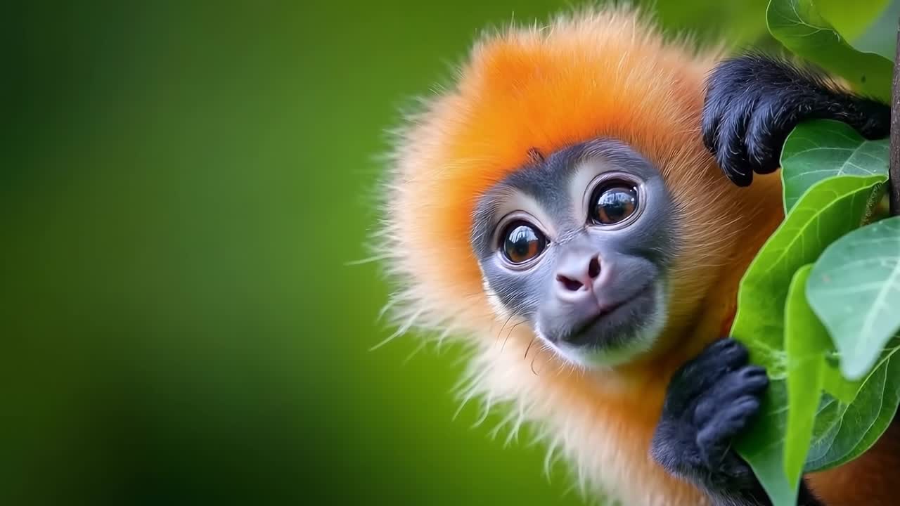 un mono sentado en la parte superior de una rama de un árbol