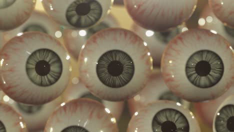 ojos alienígenas, globos oculares observando, mirando alrededor del bucle visual. ciencia ficción.
