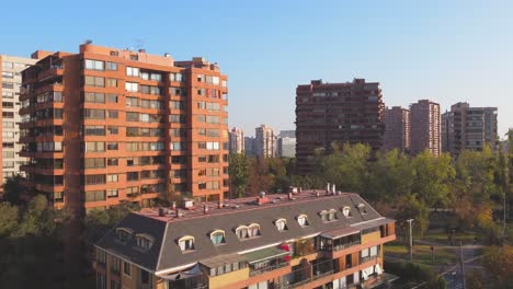 apartments-for-housing-in-Santiago-de-Chile,-Las-Condes-sector,-middle-class