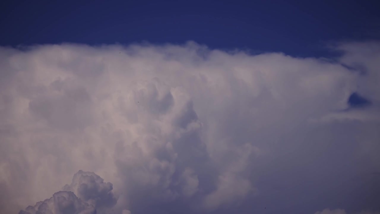 Dramatic Cumulonimbus Storm Cloud Formation: Real-Time Timelapse Sequence