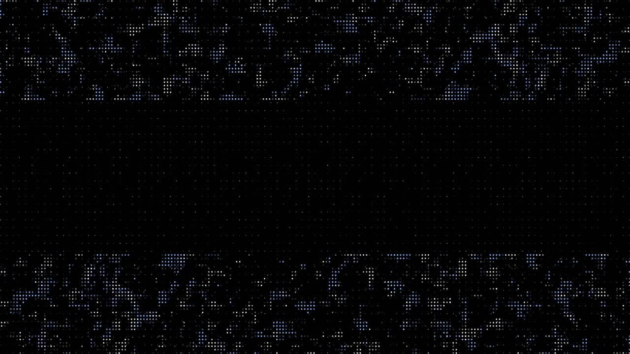 Network wave dots weave lines digital connection moving dots lines technology background network