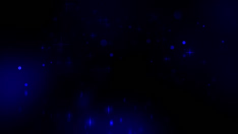fondo abstracto azul púrpura bokeh flotar con colorido destello de luz fuga. 4k 3d animación de bucle sin costuras. concepto de fondo de vacaciones de invierno, feliz navidad, año nuevo, boda, celebración, saludos.