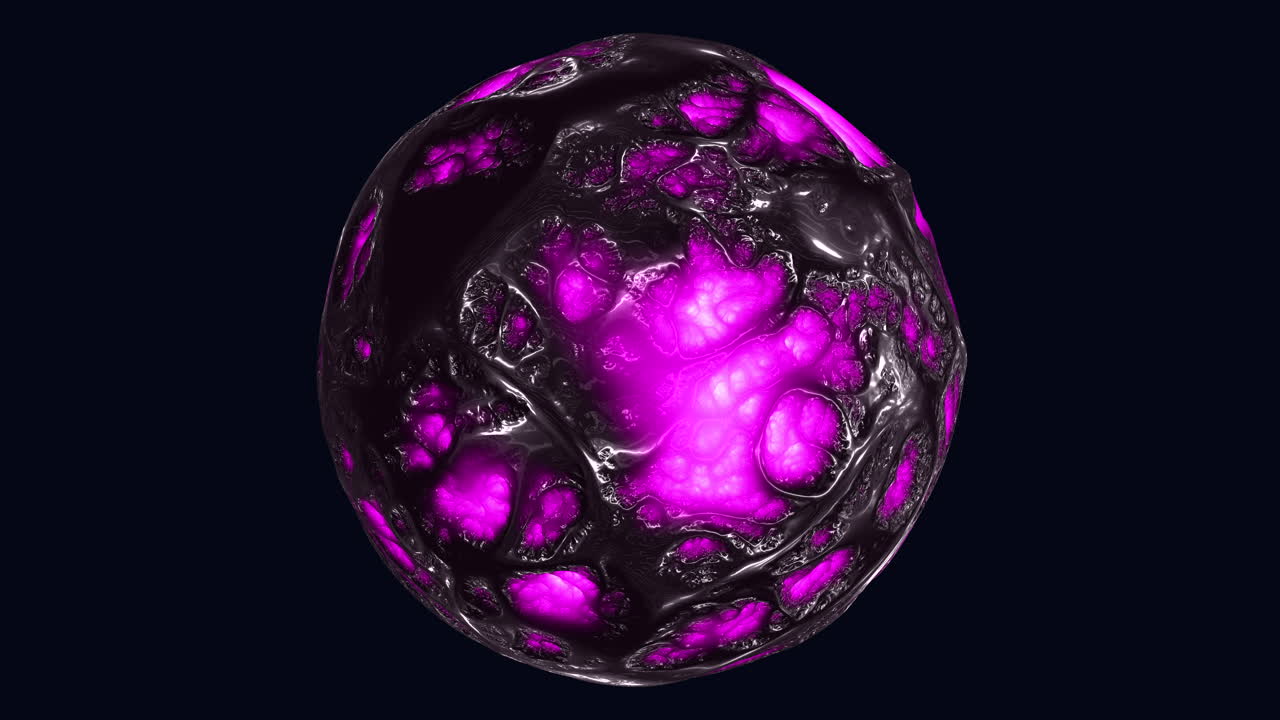 roca púrpura con llamativas venas negras y blancas