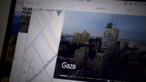 búsqueda por computadora de información, noticias, personas desaparecidas en gaza e israel