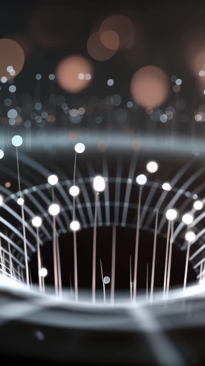 A Hypnotic Journey into the Abyss: Exploring the Depths of an Enigmatic Black Hole with Stunning Light Patterns and Mesmerizing Visuals in an Abstract Universe
