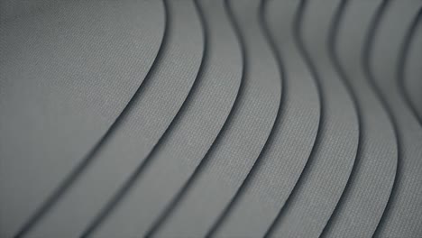 animation of waving grey lines. relaxing motion of smooth stripes