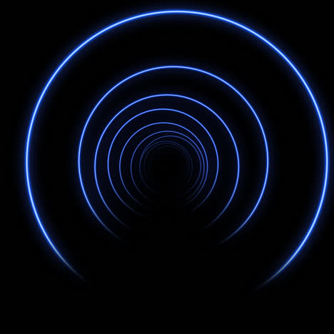 abstract neon tunnel