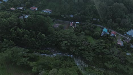 aerial views chiriqui boquete caldera river