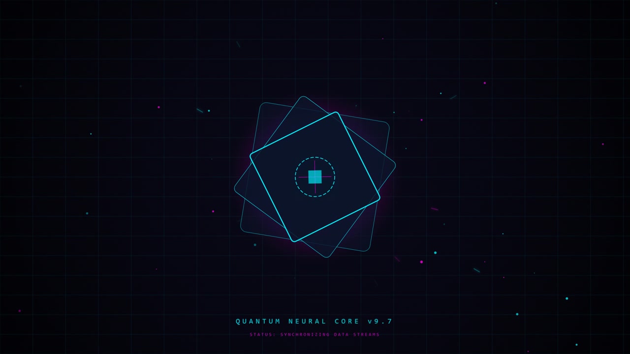 Futuristic Quantum Neural Core Data Synchronization Interface