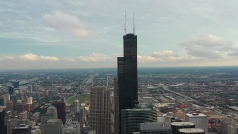 south loop - aerial view - chicago